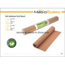 Self-Adhesive Cork Board for Shool and Office Supply
